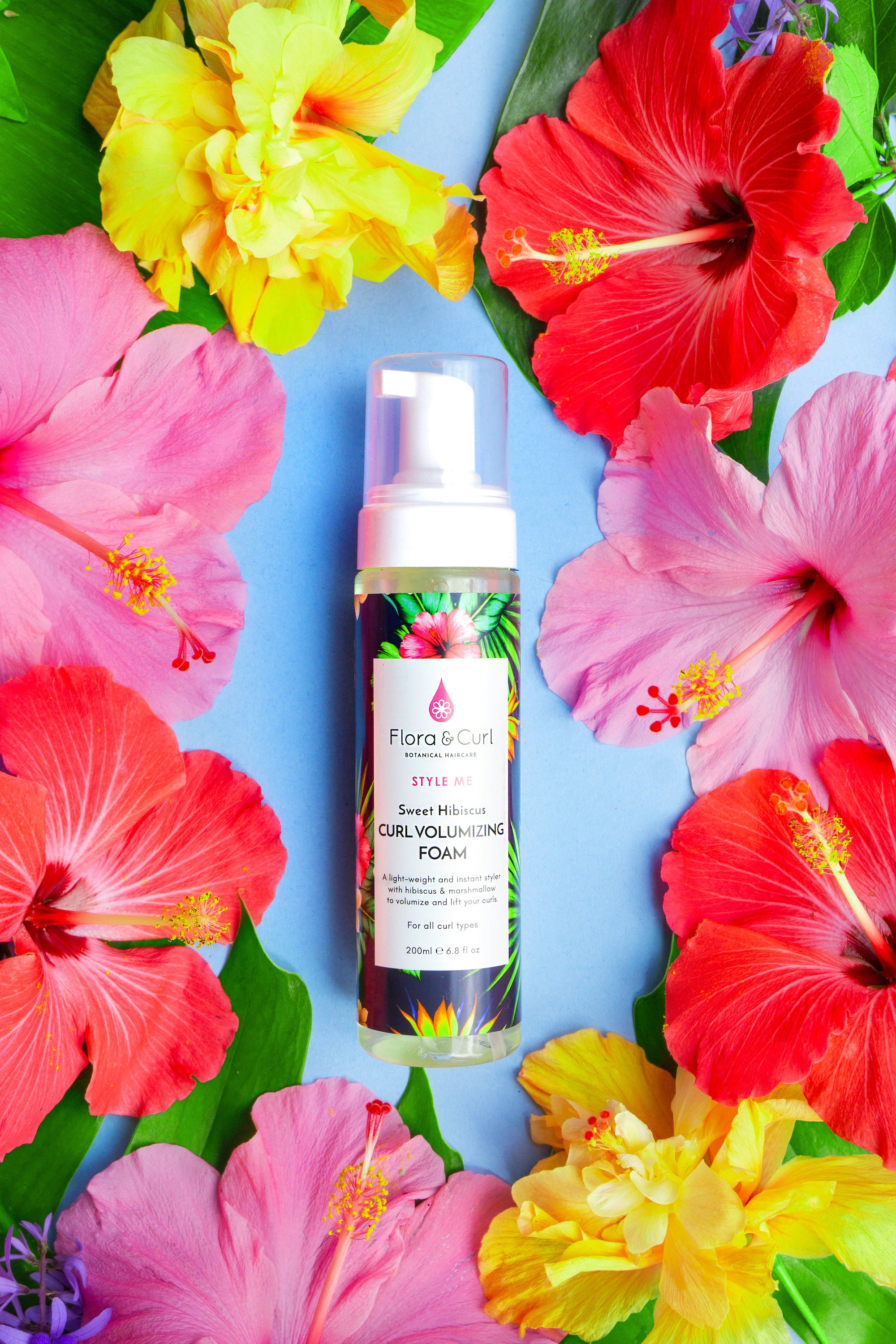 Flora & Curl - Sweet Hibiscus Curl Volumizing Foam