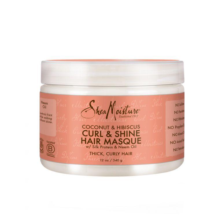 Shea Moisture - COCONUT & HIBISCUS CURL & SHINE HAIR MASQUE
