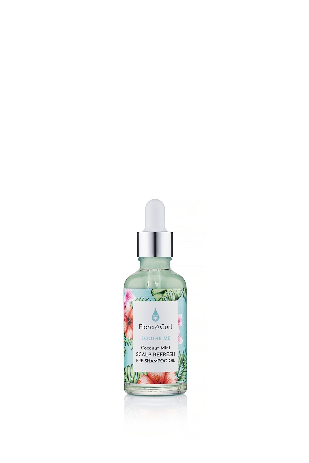Flora & Curl - Coconut Mint Scalp Refresh Pre-Shampoo Oil