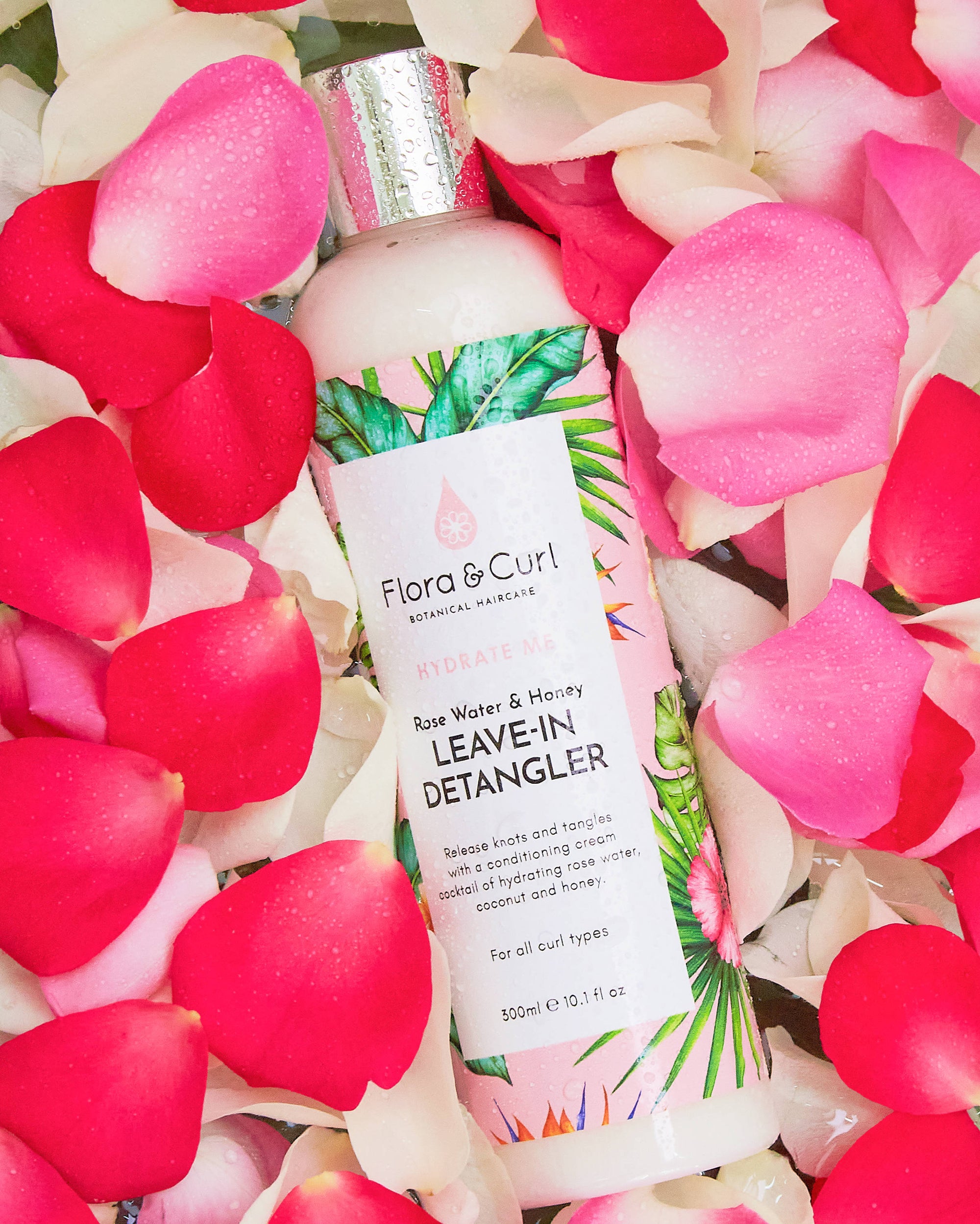 Flora & Curl - Organic Rose Water & Honey Leave-in Detangler