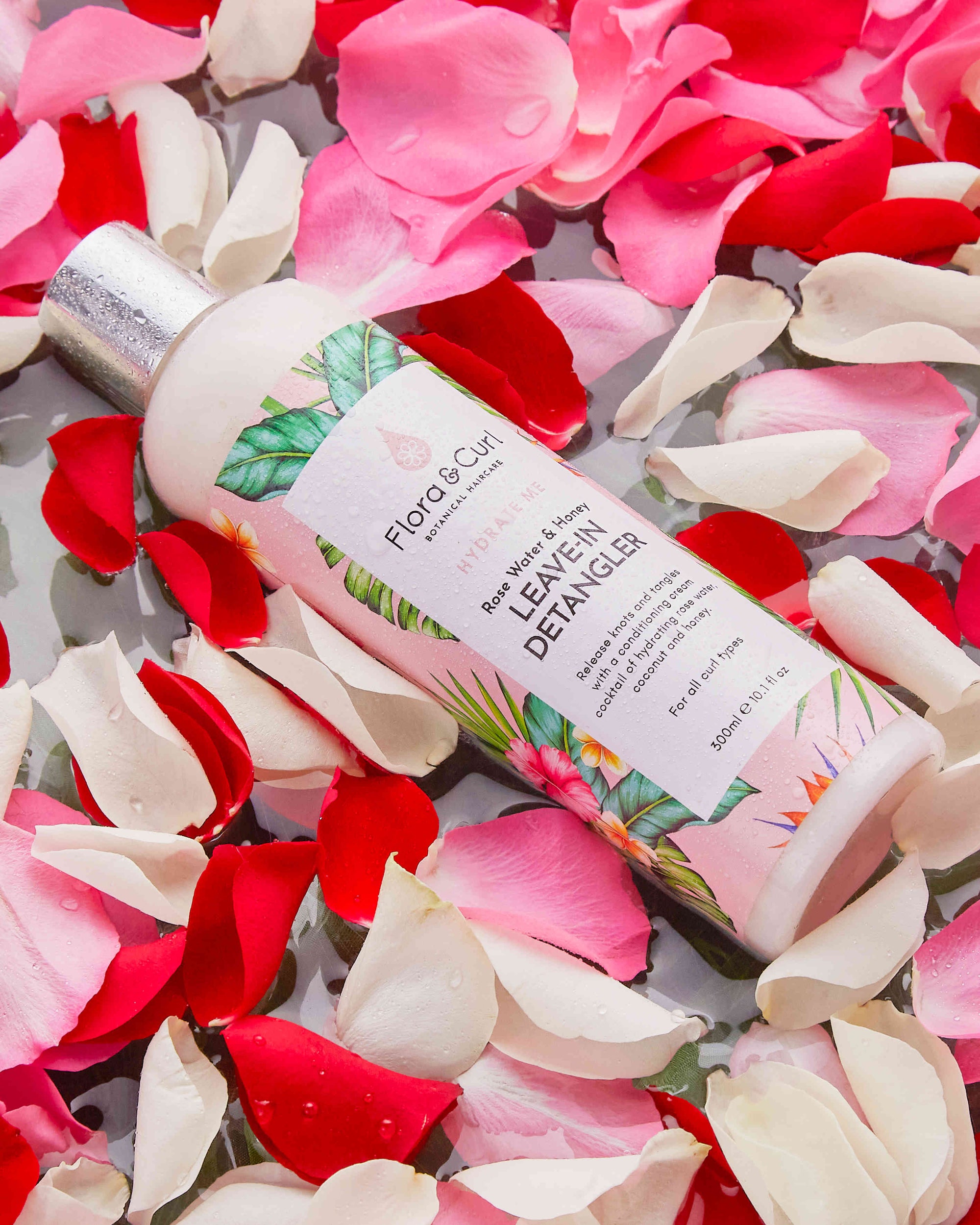 Flora & Curl - Organic Rose Water & Honey Leave-in Detangler