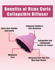 Rizos Curls - Pink Collapsible Diffuser