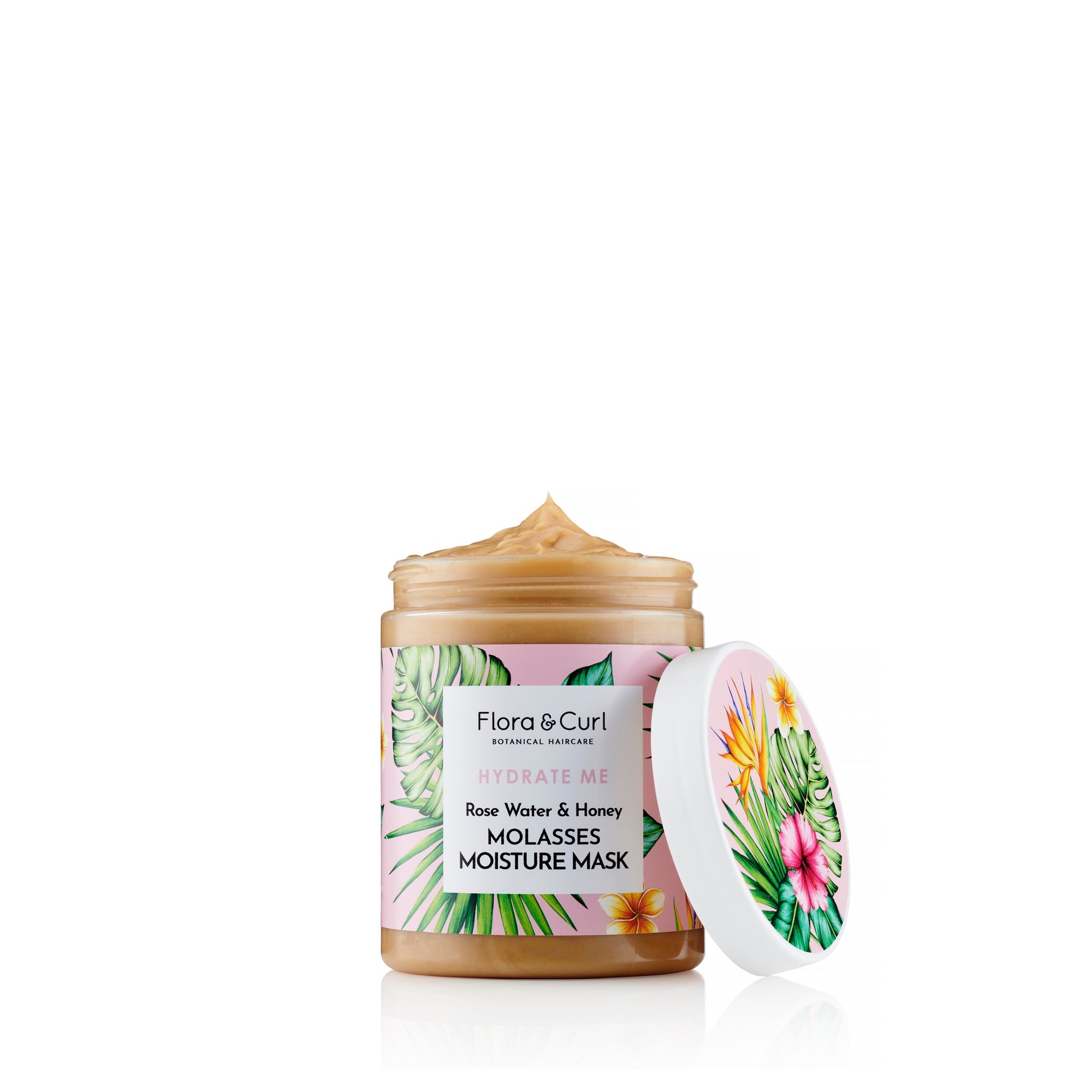 Flora &amp; Curl - Rose Water &amp; Honey Molasses Moisture Mask