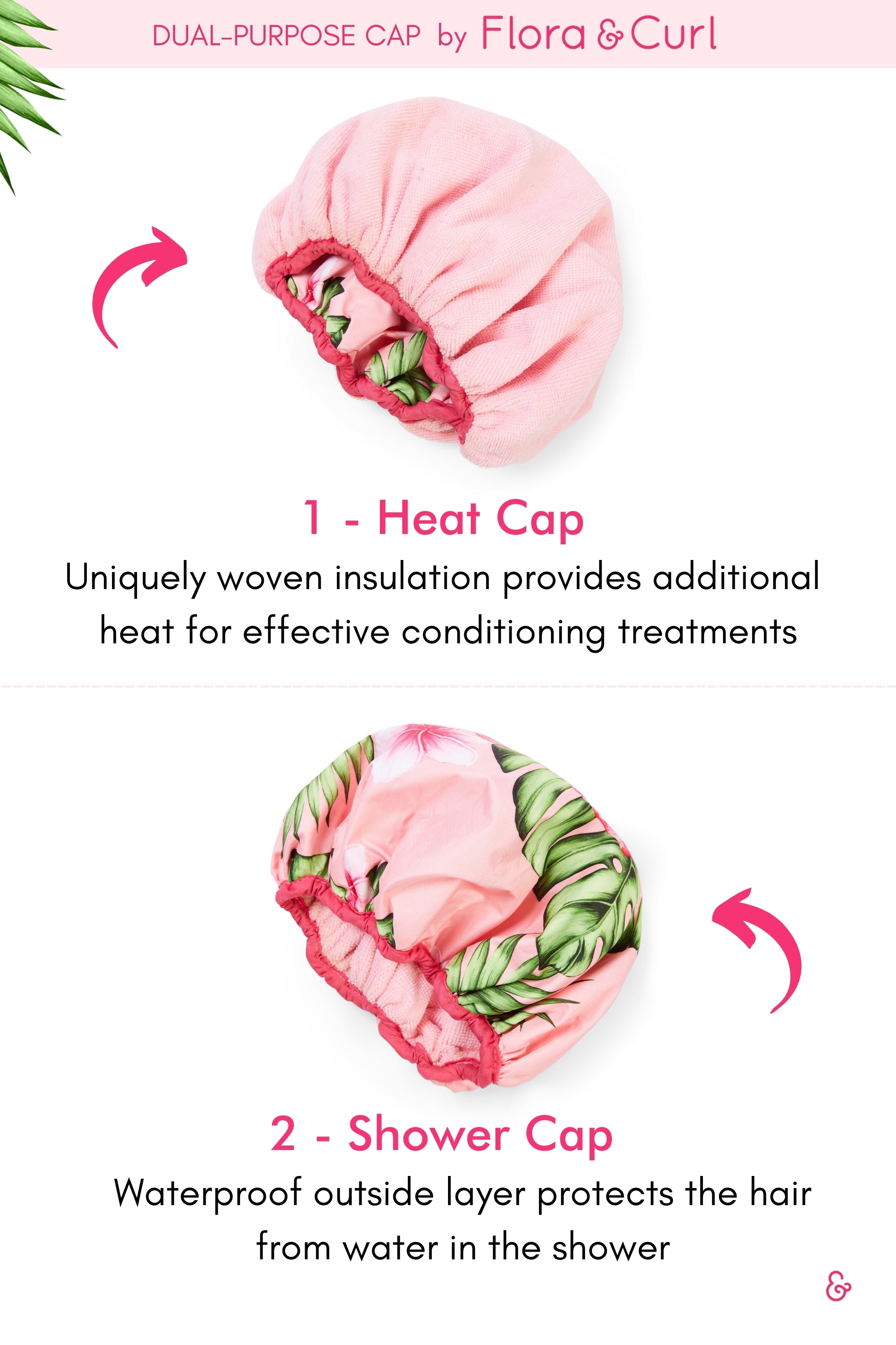 Flora &amp; Curl - Insulated Shower Cap