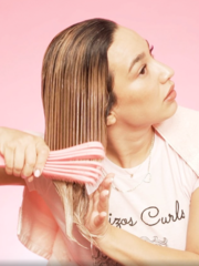 Rizos Curls Pink Detangling Flexi Brush